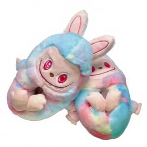 Labubu Blue / Pink Slipper Shoes